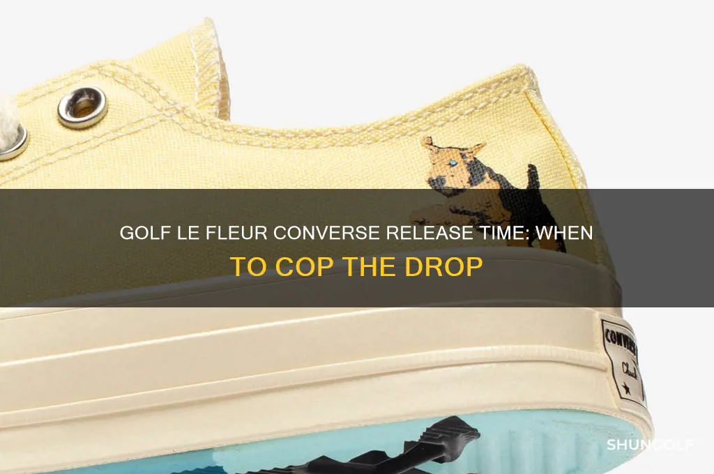 what time do the golf le fleur converse come out