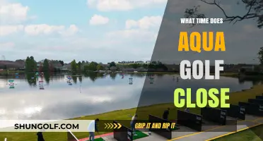 Aqua Golf Hours: When Does It Close?