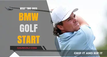 Teeing Off at BMW Golf: Start Times and Event Insights
