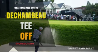 Bryson DeChambeau's Tee Time: When Does He Start Today?