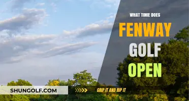 Fenway Golf Opening Hours: When Can You Tee Off?