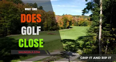 Tee-Off Times: When Does Golf Course Close?