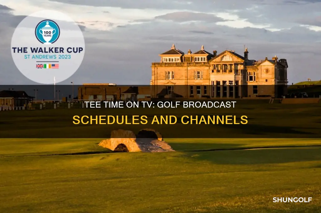 what time does golf come on tv