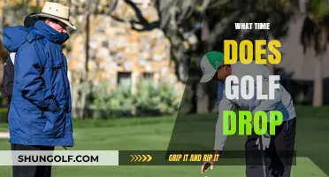 Golf Drop Time: When Does It Happen?