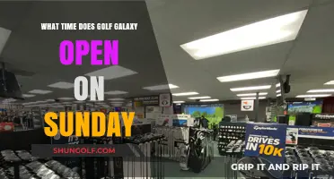Sunday Golf Galaxy Opening Hours: When Does the Store Open?