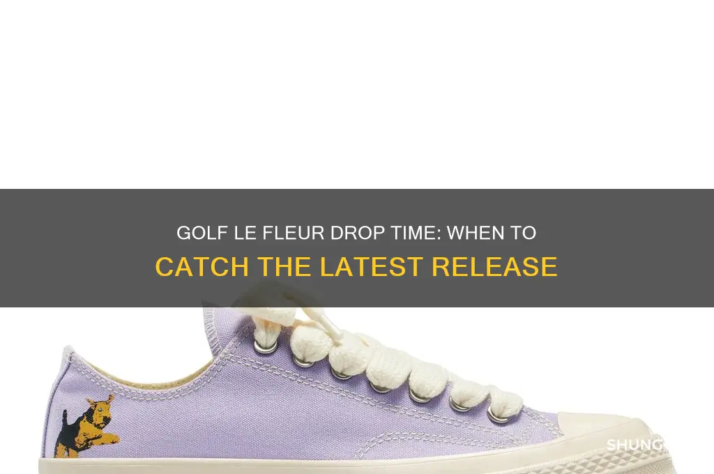 what time does golf le fleur drop