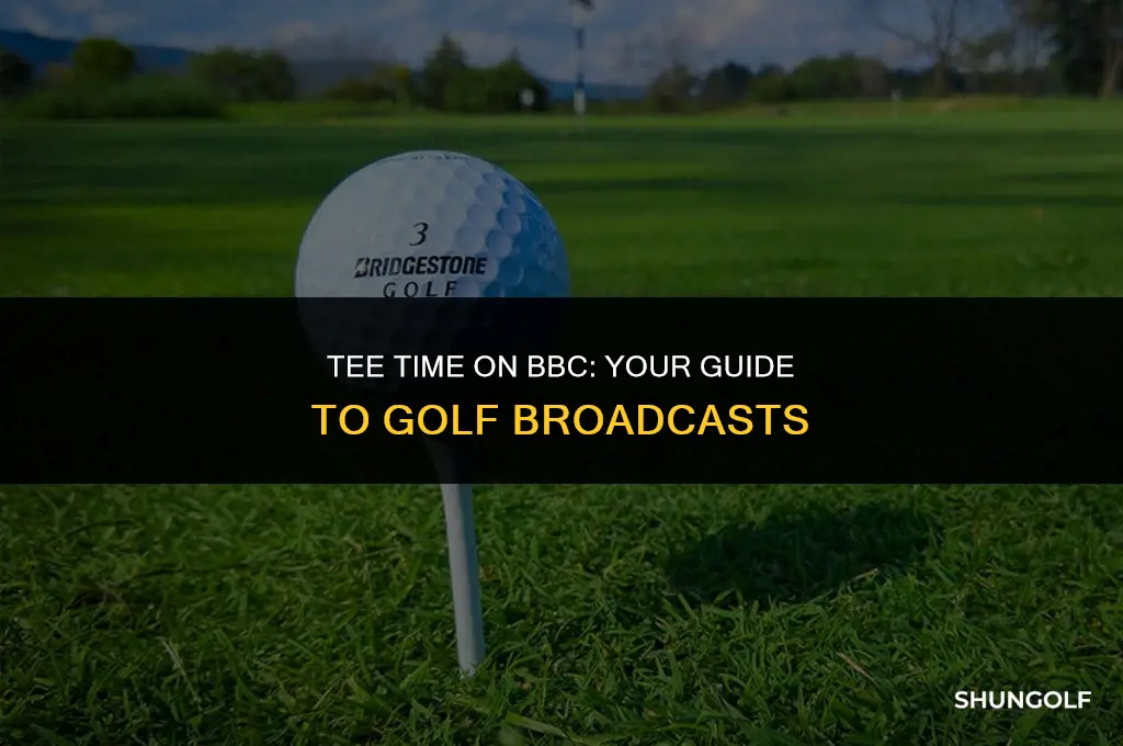 what time does golf start on bbc