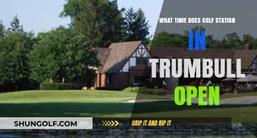 Trumbull Golf Station Opening Hours: When Does It Open?