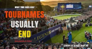 Typical End Times for Golf Tournaments: What to Expect