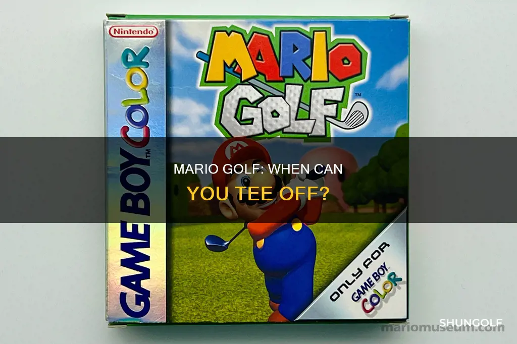what time does mario golf unlock
