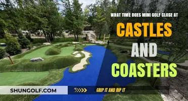 Mini Golf Closing Time at Castles N' Coasters: Plan Your Visit