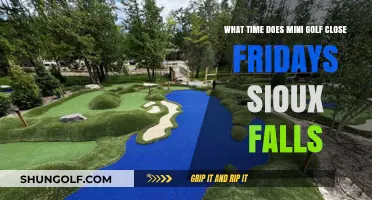 Sioux Falls Mini Golf Friday Closing Time Guide