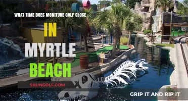 Moniture Golf Myrtle Beach Closing Time: Everything You Need to Know
