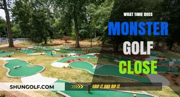 Tee-Off Times: Monster Golf Hours