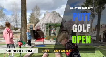 Putt Putt Golf Opening Hours: When Can You Start Playing?