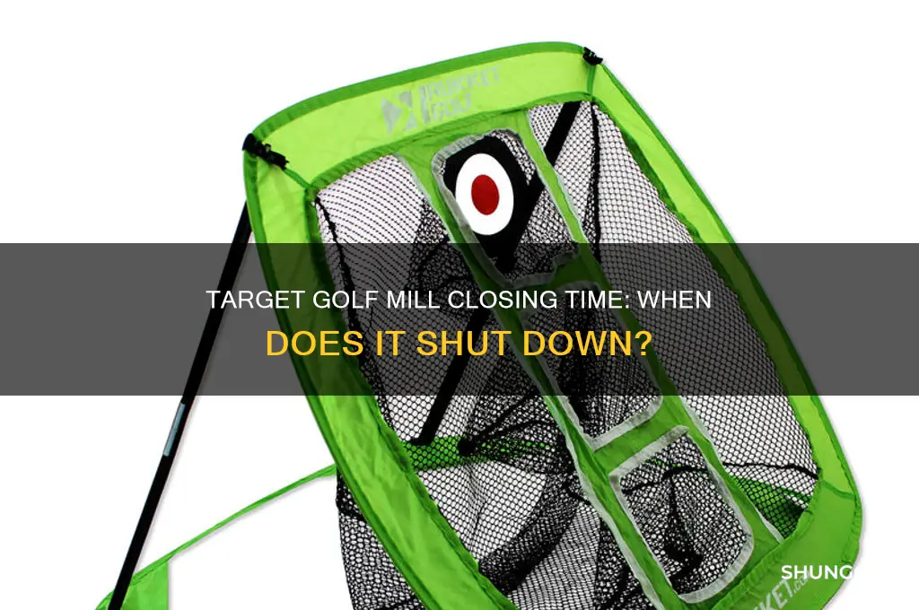 what time does target close golf mill