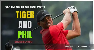 Tiger vs. Phil Golf Match: Start Time and Schedule Revealed