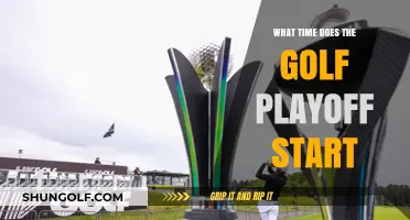 Teeing Off the Final Round: Golf Playoff Start Time Revealed