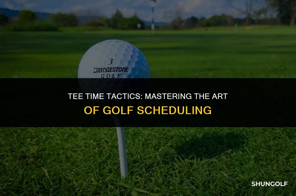 what time does the golf start