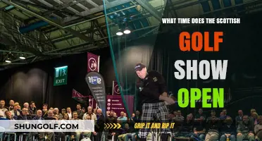 Scottish Golf Show Opening Hours: When Does It Start?