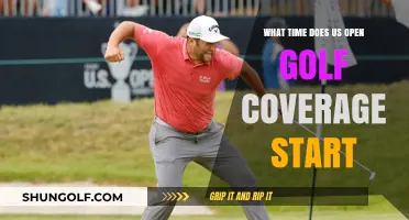 US Open Golf Coverage Start Time: When to Tune In