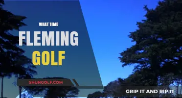 Best Golfing Time: Fleming's Finest Hours
