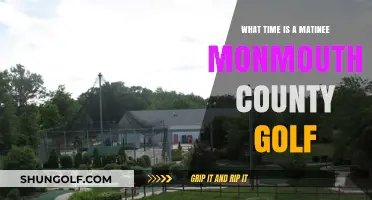Monmouth County Golf Matinee Hours: Tee Times and Savings