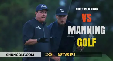 Brady vs Manning Golf Match: Start Time and Schedule