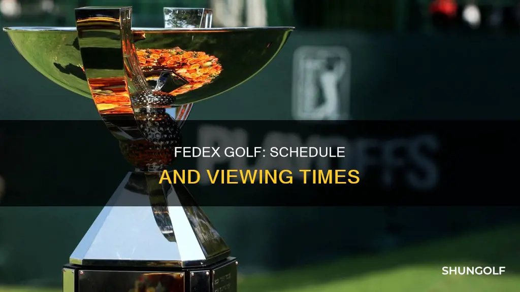 what time is fedex golf on
