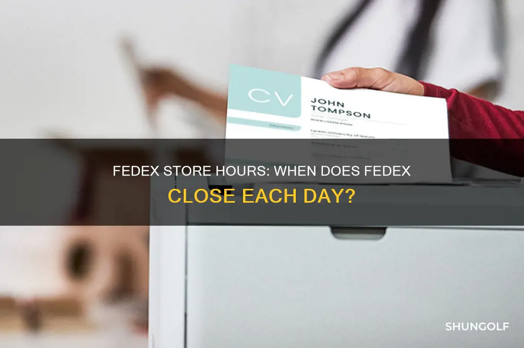 what time is fedex open till