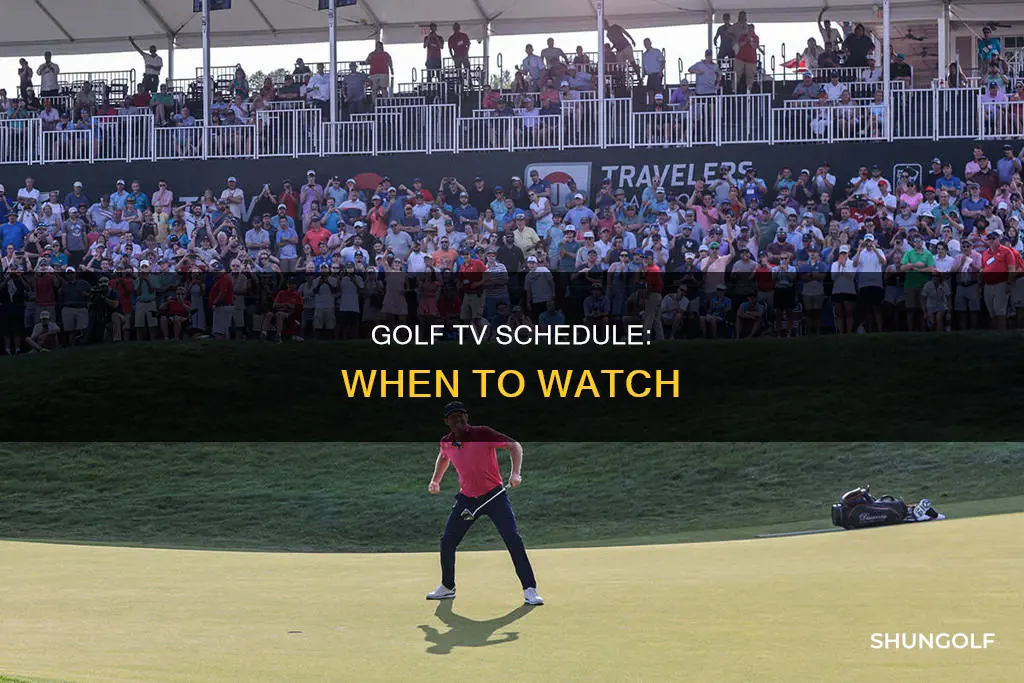 what time is golf on tv