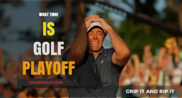 Golf Playoff: Know the Time to Watch