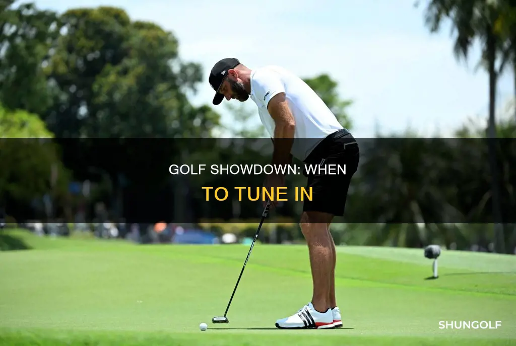 what time is golf showdown