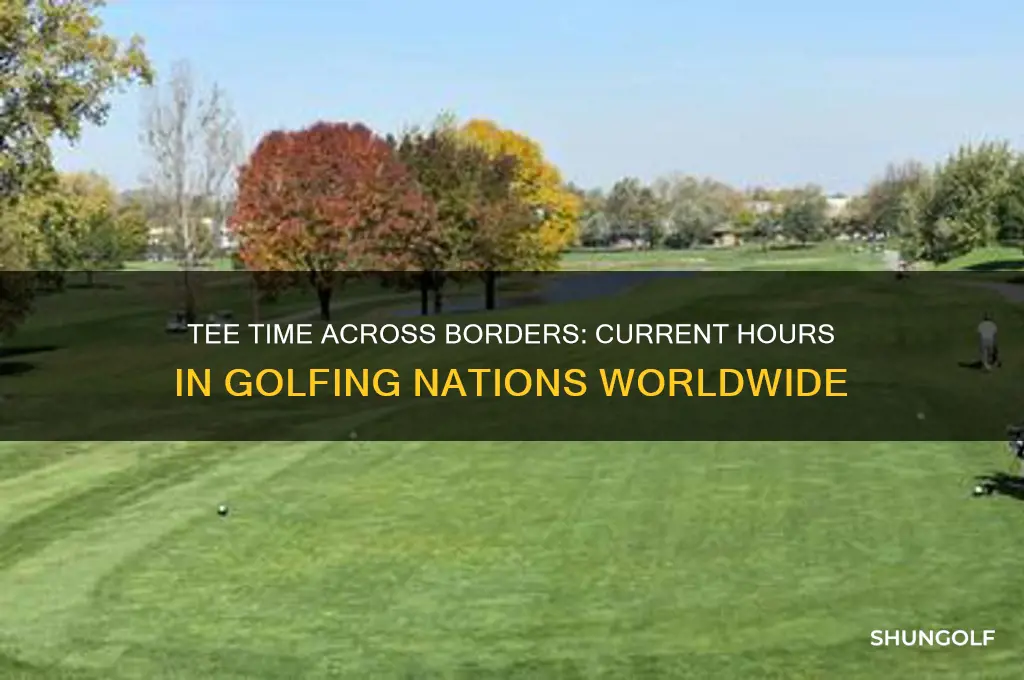 what time is it in golf countries