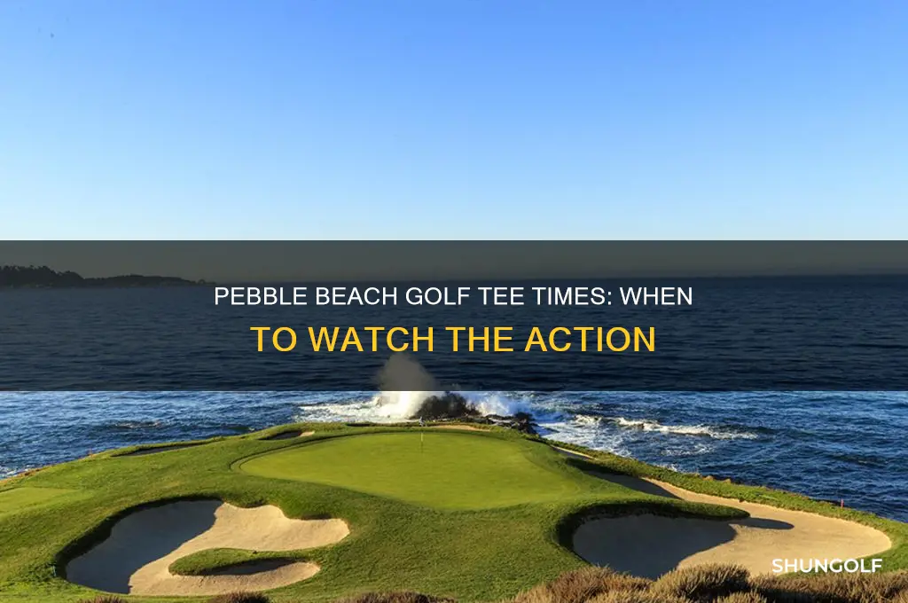 what time is pebble beach golf on