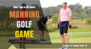 Brady vs. Manning Golf Match: Start Time and Details