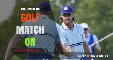 Tee Time Alert: When to Catch Today's Golf Match Live