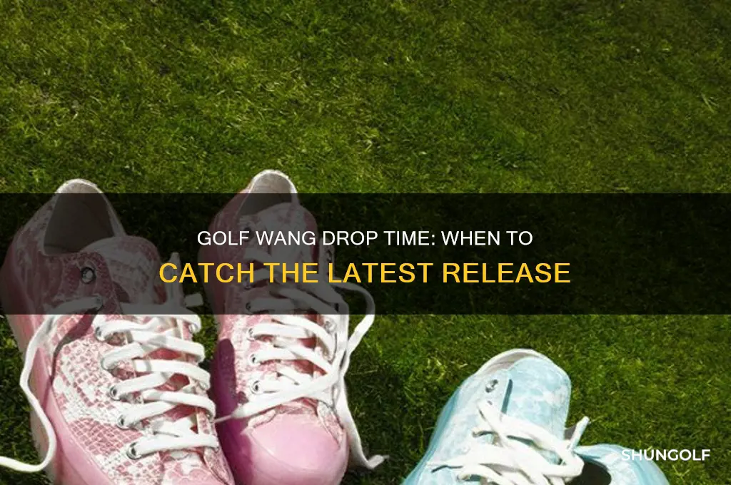 what time is the golf wang drop