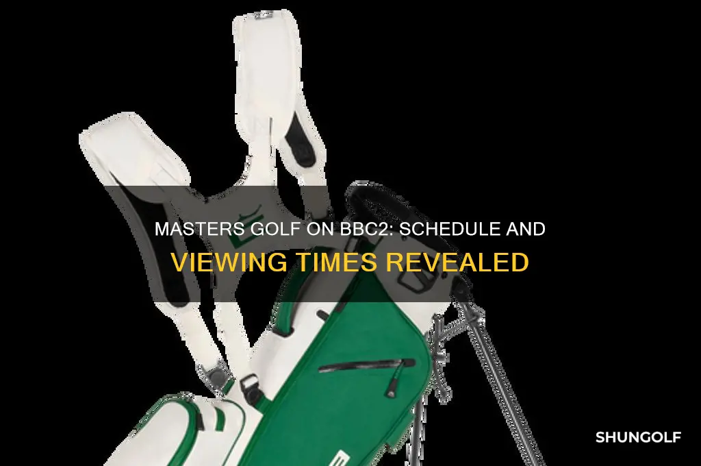 what time is the masters golf on bbc2
