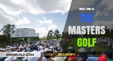 The Masters Golf: Know Your Tee Times
