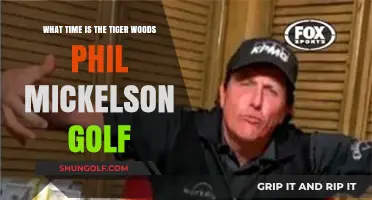 Tiger Woods vs. Phil Mickelson Golf Match Start Time Revealed