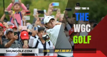 WGC Golf: When to Tune In