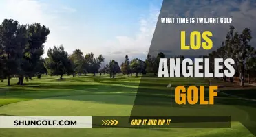 Twilight Golf in Los Angeles: Tee Times and Tips
