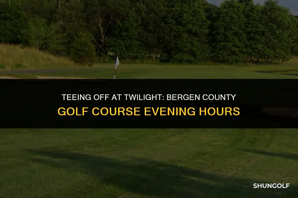 what time start twilight in bergen county golf