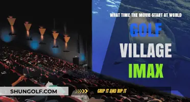 Tee Off to Cinema: Movie Start Times at World Golf Village IMAX