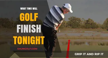 Tonight's Golf Finish Time: What to Expect on the Course