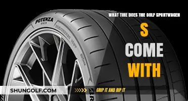 Golf Sportwagen S: Standard Tire Specifications and Performance Features