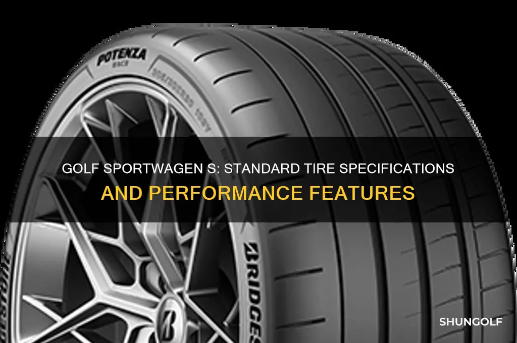 what tire does the golf sportwagen s come with