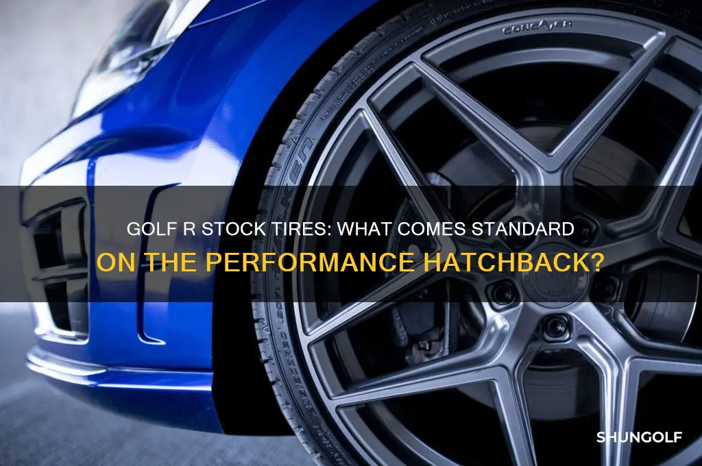what tires come with the golf r