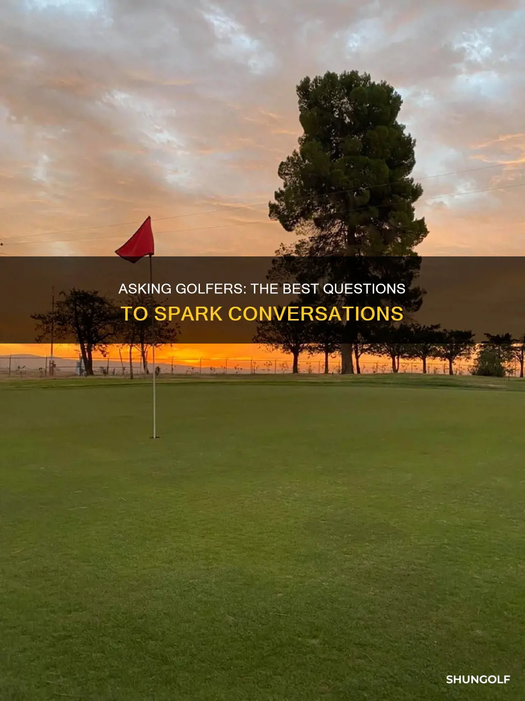 what to ask a golfer